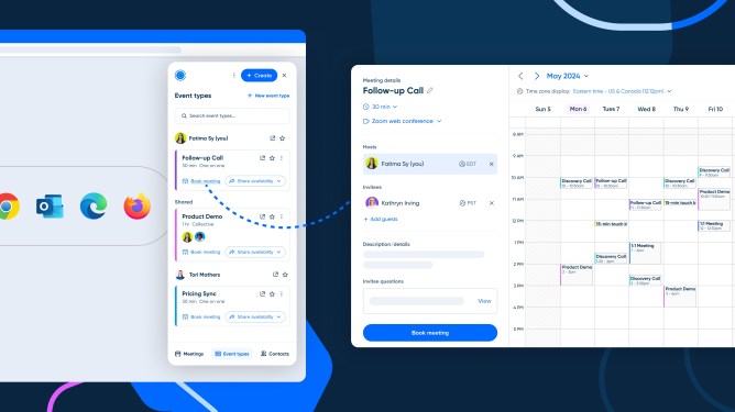 Calendly Seamlessly schedule hand offs and follow ups with your most important Contacts from the Calendly web browser extension April 2024